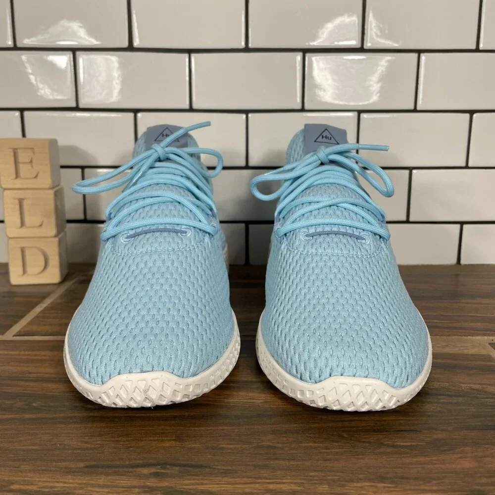 adidas Pharrell Williams Tennis HU Youth Girls Sz 7 Shoes Blue Athletic Sneakers